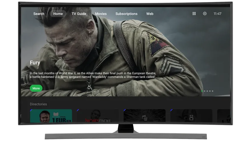 Koelsat TV service on a smart TV